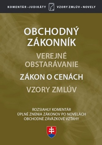 Obchodný zákonník Verejné obstarávanie Zákon o cenách Vzory zmlúv