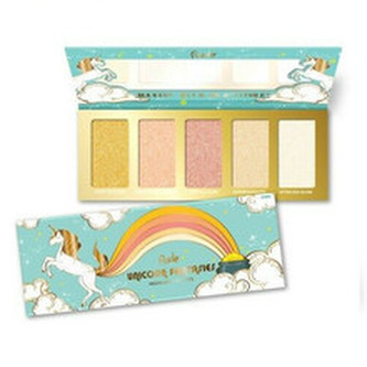 RUDE® Cosmetics Paletka 5 rozjasňovačů Unicorn Fantasies (Highlight Palette) 21 g woman