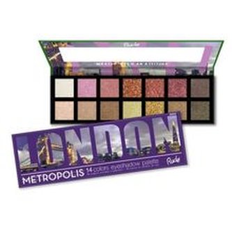 RUDE® Cosmetics Paletka 14 očních stínů Metropolis London (Eyeshadow Palette) 14 g woman