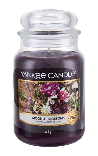 Yankee Candle Aromatická svíčka velká Květiny ve svitu měsíce (Moonlit Blossoms) 623 g unisex