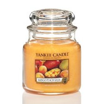 Yankee Candle Vonná svíčka Classic malá Salsa z manga a broskví (Mango Peach Salsa) 104 g unisex