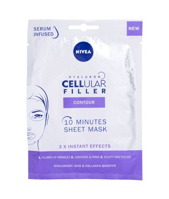Nivea Textilní 10 minutová maska Cellular Filler (10 Minutes Sheet Mask) 1 ks woman