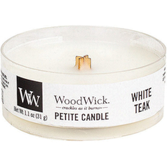 WoodWick Vonná svíčka Petite White Teak 31 g unisex