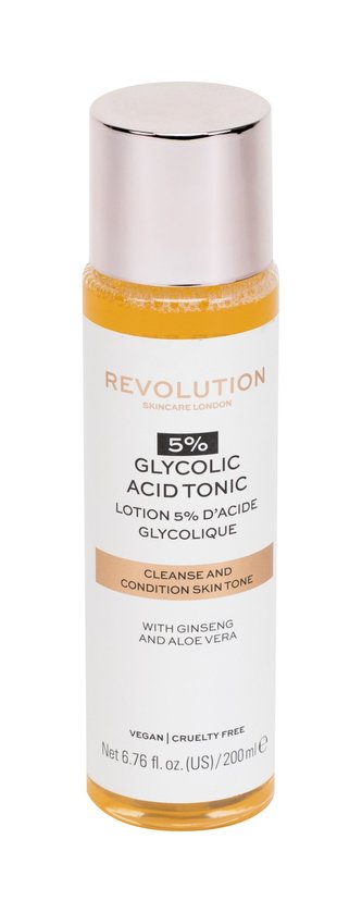 Revolution Čisticí pleťové tonikum Skincare 5% Glycolic Acid (Cleanse and Condition Tone) 200 ml woman