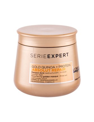 Loreal Professionnel Regenerační maska pro poškozené vlasy Serie Expert Absolut Repair Gold Quinoa + Protein (Golden Masque) 250 ml woman