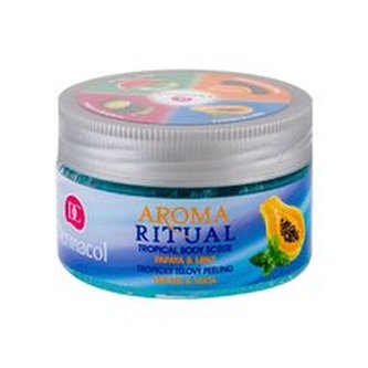 Dermacol Tropický tělový peeling Aroma Ritual Papája a máta (Tropical Body Scrub) 200 g woman