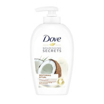 Dove Tekuté mýdlo s kokosovým olejem a mandlovým mlékem Restoring Ritual (Hand Wash) Tekuté mýdlo s kokosovým olejem a mandlovým mlékem Restoring Ritual (Hand Wash) - Objem 500 ml - náhradní náplň woman