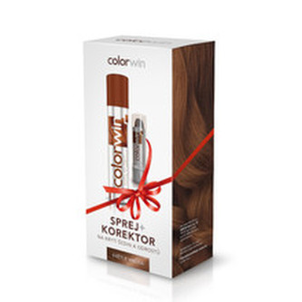 Colorwin Sprej a korektor na krytí šedin a odrostů Světle hnědý 75 ml + 4,6 g man