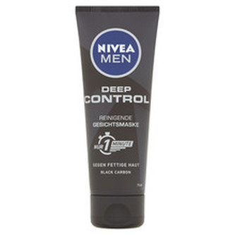 Nivea Čisticí pleťová maska s černým uhlím pro muže Men (Deep Control) 75 ml man