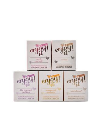 Masážní svíčka MAGNETIFICO - Enjoy it! - Black currant and kiwi