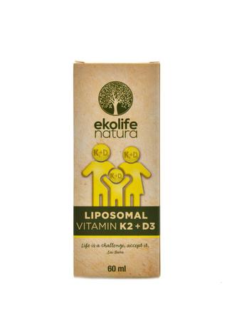 Eko Liposomal vitamín K2 + D3 60 ml -