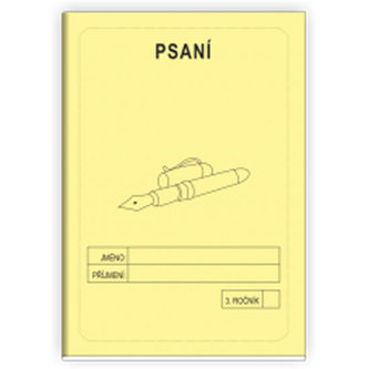 Psaní 3. ročník - školní sešit