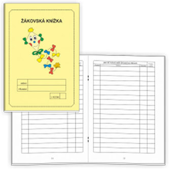 Žákovská knížka 3. ročník - známkování (žlutá)
