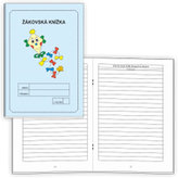 Žákovská knížka 4. ročník - slovní hodnocení (modrá)