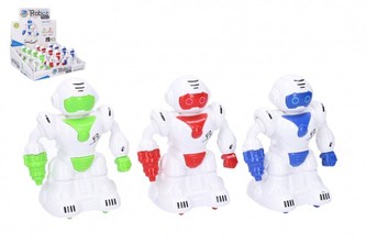 Robot na setrvačník 12 cm plast 3 barvy