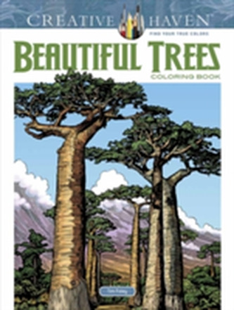 Creative Haven Beautiful Trees Coloring Book