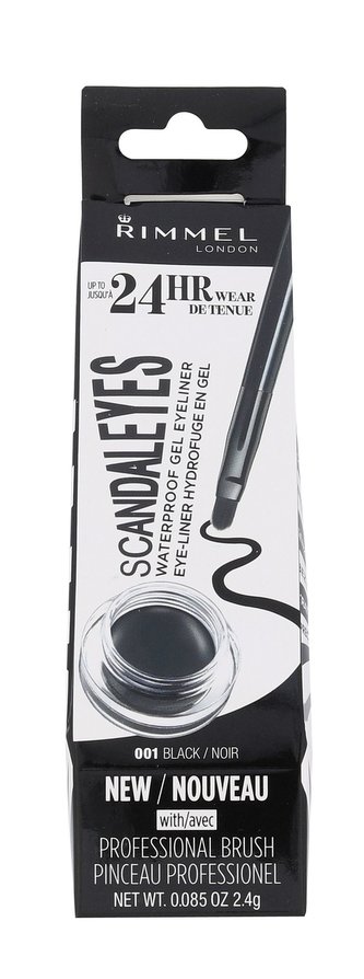 Rimmel London Scandal Eyes Oční linka 2,4 g 001 Black pro ženy