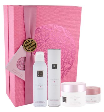 Rituals The Ritual Of Sakura tělový krém 200 ml + sprchová pěna 200 ml + tělový peeling 125 g + bytová vůně 50 ml