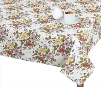 Ubrus Dana - letní kytice - 70x70 cm