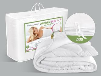 Přikrývka Merkádo DUO 1300g - (spojení dvou peřin letní + celoroční peřina) - bílá, 140x200cm
