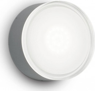 Venkovní stropní a nástěnné svítidllo Ideal Lux Urano PL1 big antracite 168036 IP44