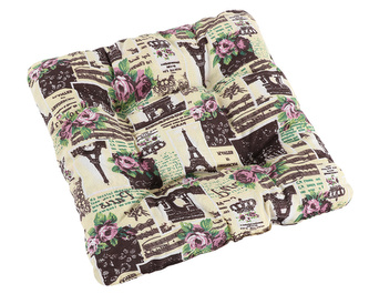 Sedák DANA prošívaný - francouzská romance - 40 x40 cm