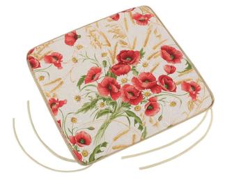 Sedák IVO hladký - vlčí mák - 40x40 cm,hladký