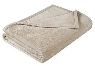 Přikrývka Korall micro - béžová - 100x150 cm