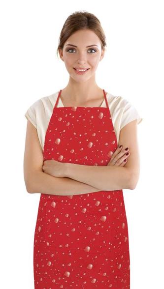 Kuchyňská zástěra IVO - kapky - zástěra 67x84 cm