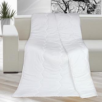 Přikrývka Kamilka THERMO 1230g - prodloužená letní peřina - bílá, 140x220 cm - prodloužená