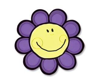 Kuchyňská podložka - slunečnice fialová - 10x10 cm