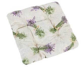 Sedák EMA prošívaný - svazek levandule - 40 x40 cm, prošívaný