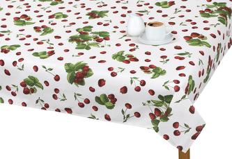 Ubrus EMA - jahody a třešně - 70x70 cm