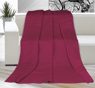 Přikrývka KIRA PLUS - NOVÁ BARVA - vínová - 150x200 cm