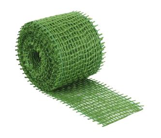 Jutový dekorační pásek - tmavě zelený - 3m x 4 cm