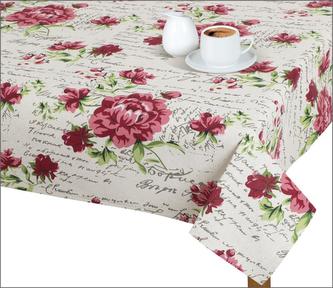 Ubrus Dana - květinový dopis - 120x140 cm