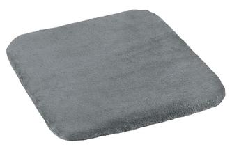 Sedák hladký Korall micro - šedá - 40x40 cm