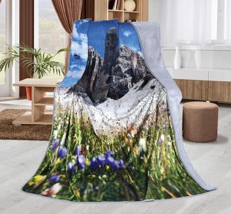 Přikrývka FOTOTISK - skály - 150x200