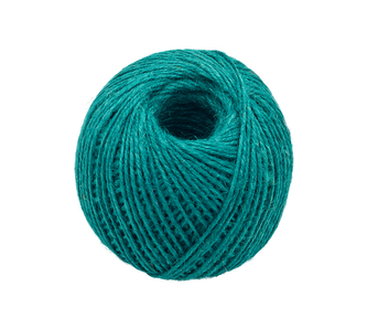 Jutový motouz - zelený - klubko 200g , cca 130 m , průměr 1.75 mm