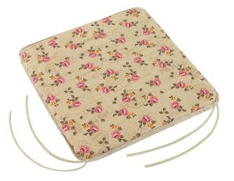 Sedák Adéla hladký - růže na medové - 40x40 cm,hladký