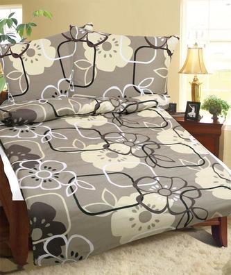 Povlečení bavlněný satén - béžovožlutý sen - 140x200, 70x90 cm