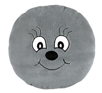 Polštářek Kulička - šedá - průměr 35 cm