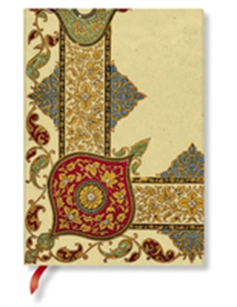 VISIONS OF PAISLEY IVORY KRAFT MIDI LIN