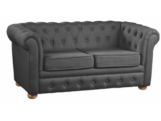 Pohovka Chesterfield Dark Grey