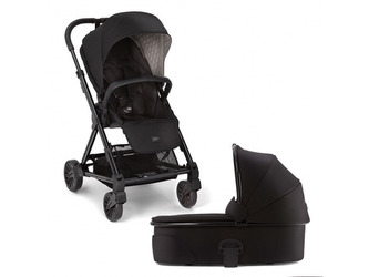 Urbo 2v1 Black (kočárek+korbička zdarma)