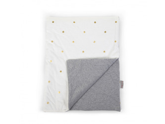 Přikrývka 80x100cm Jersey Gold Dots