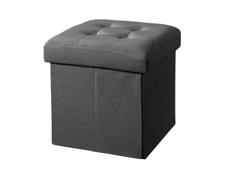 Úložný taburet Dark Grey