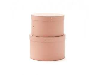 Krabice kulatá 2 ks Pink