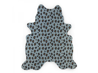Koberec Leopard modrý 145x160 cm