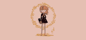 Obálka na peníze Kočka a slečna